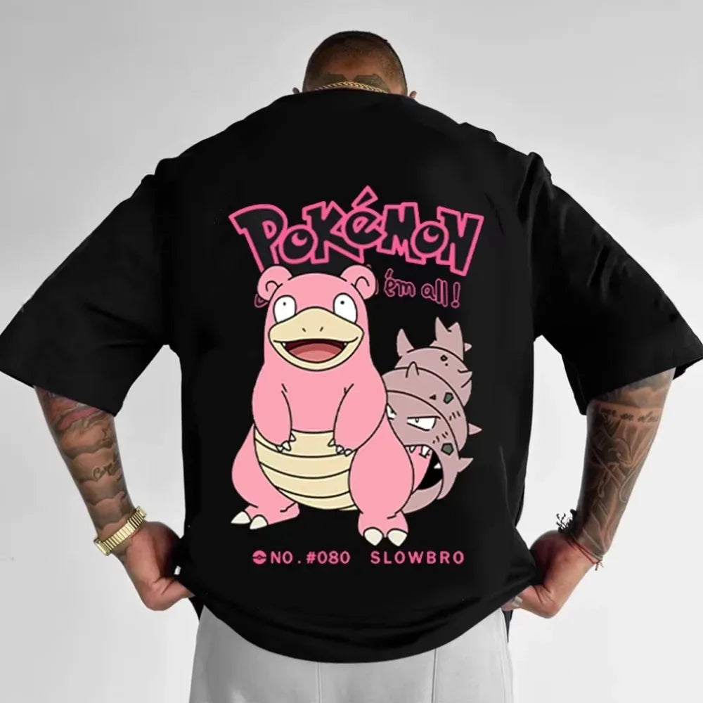 T-shirt Vintage '' Pokémon Cartoon' Édition Limitée'